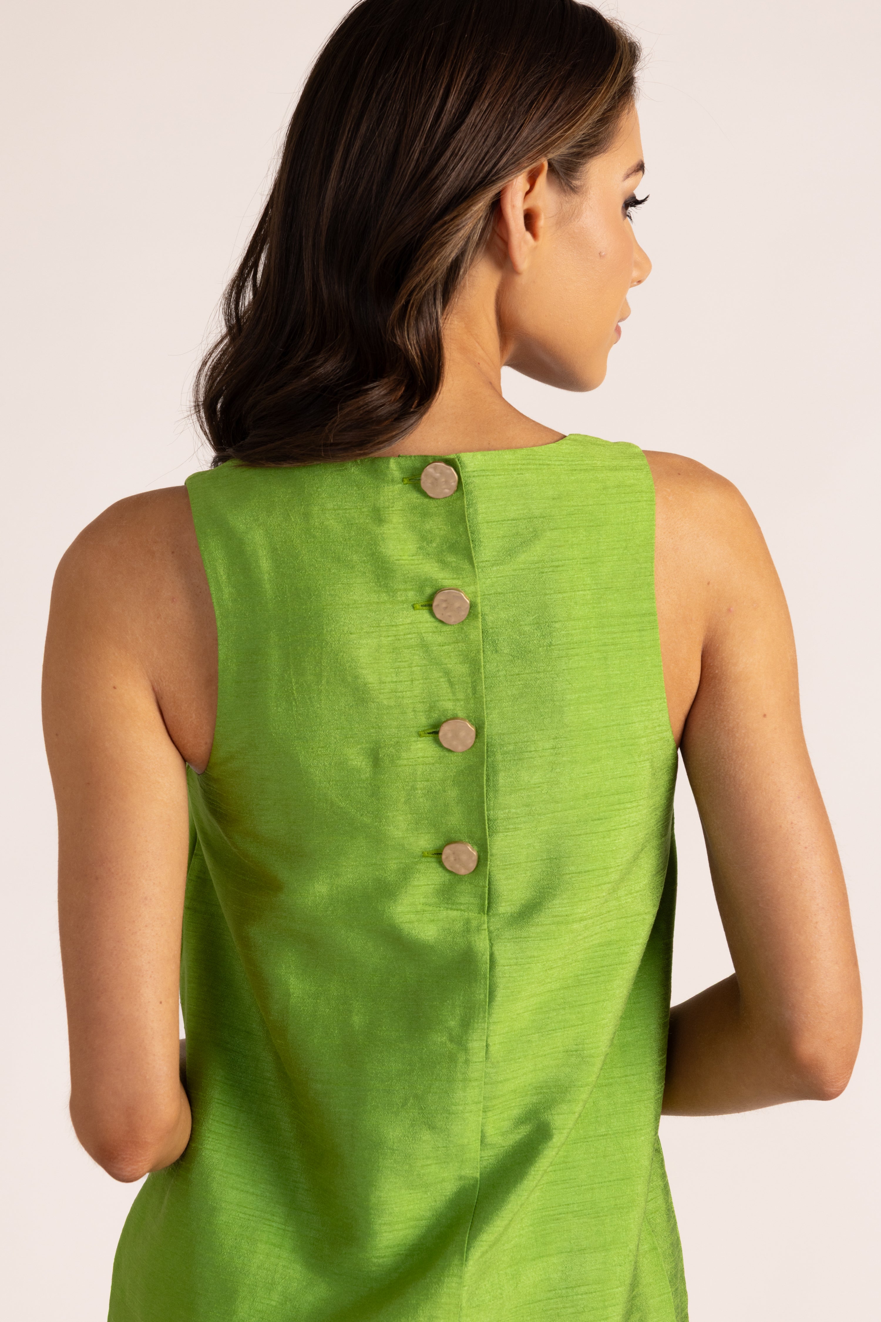 naomi green dress Naomi Short Sleeve Dress-Promenade Green