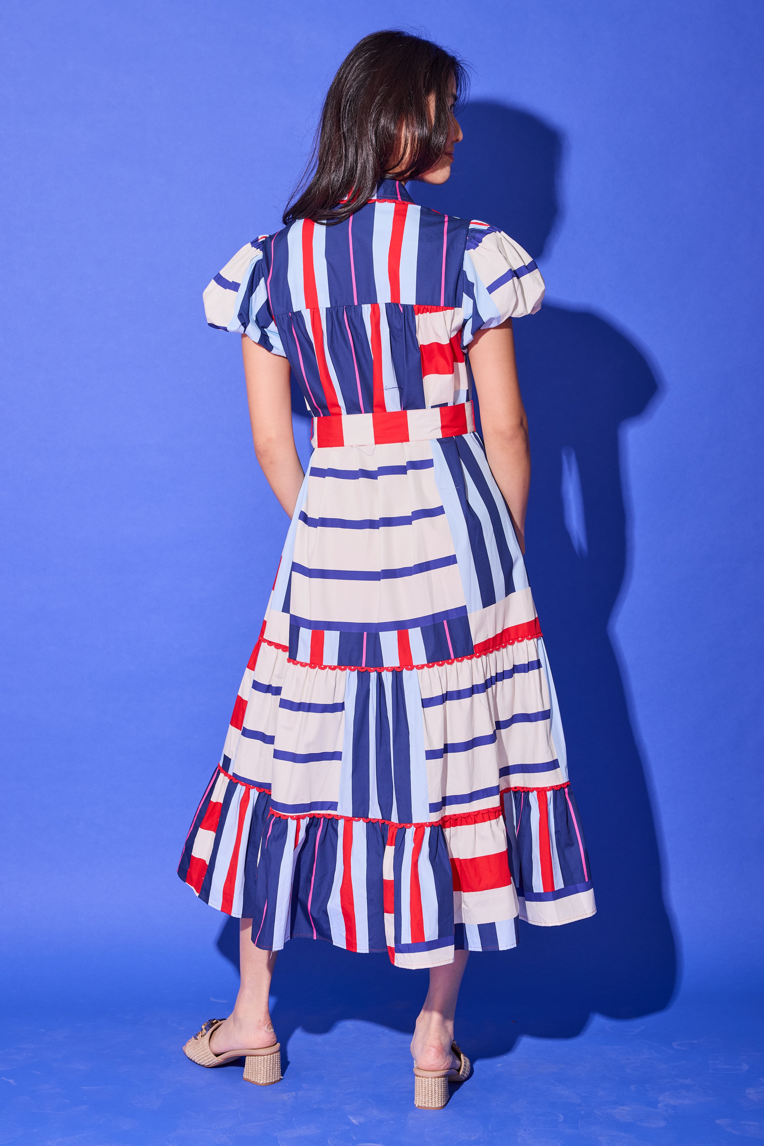 Luna Dress - Maritime Stripe