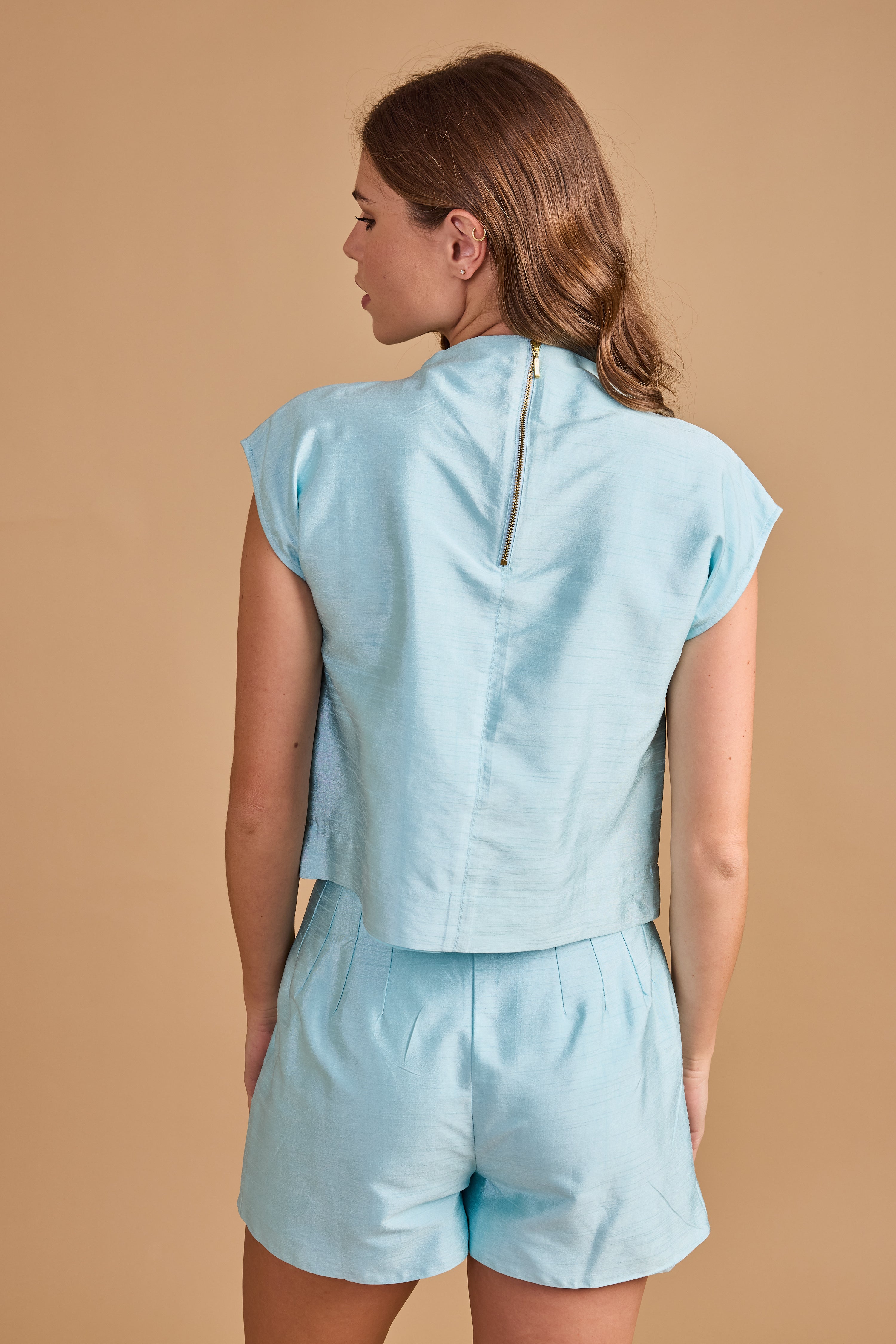 Sadie Top - Aqua