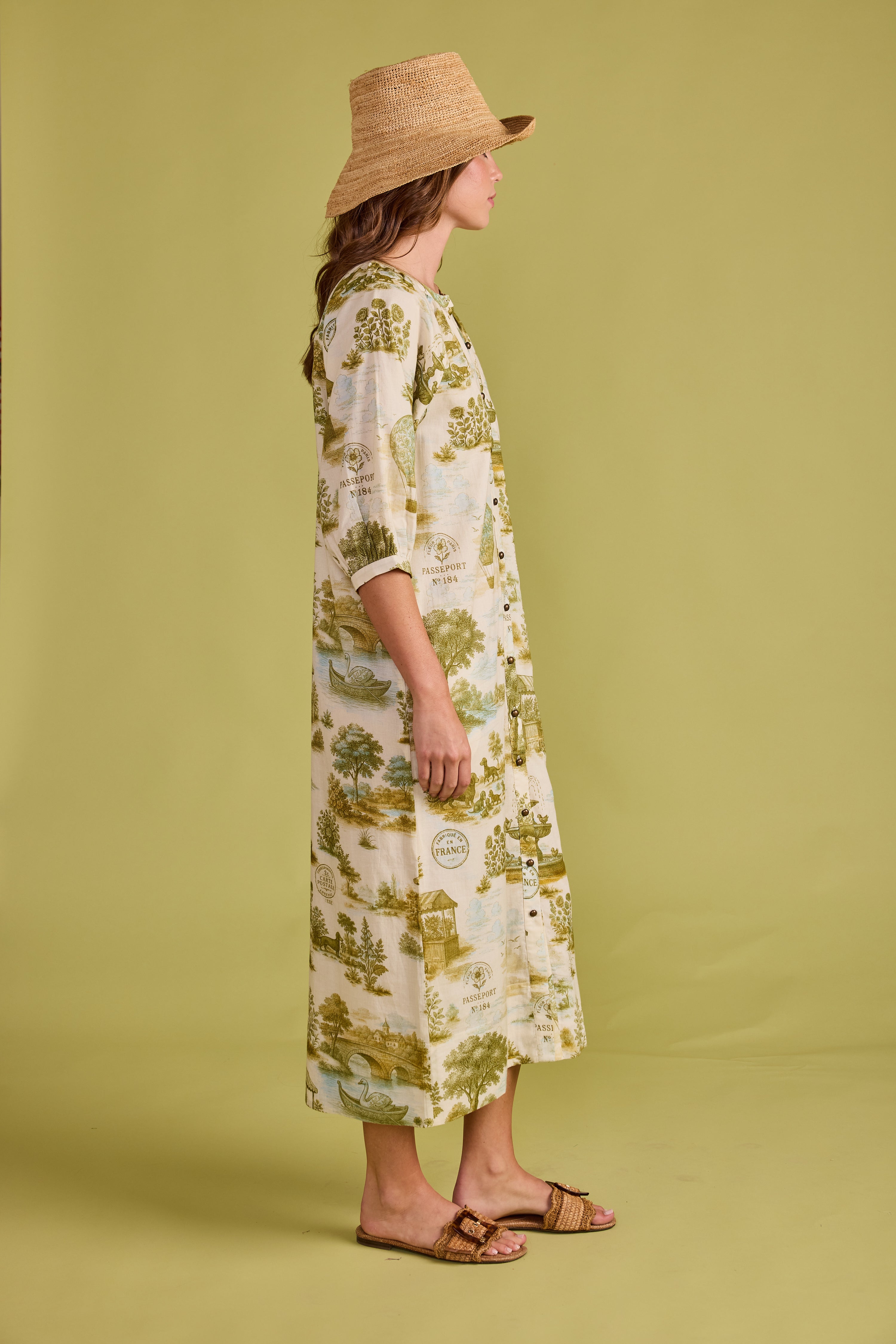 Madeline Dress - Balloon Toile