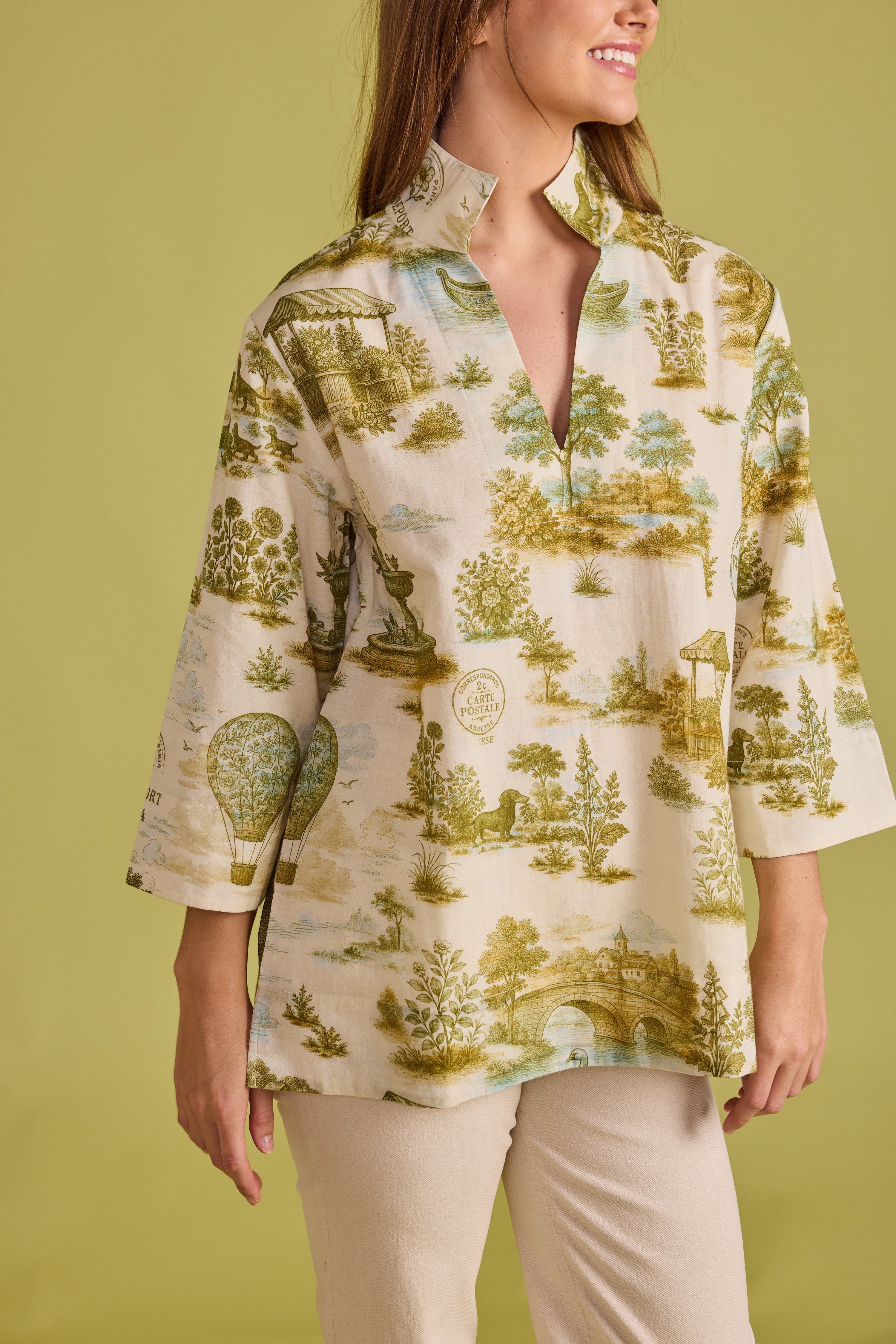 Kimmy Top - Balloon Toile