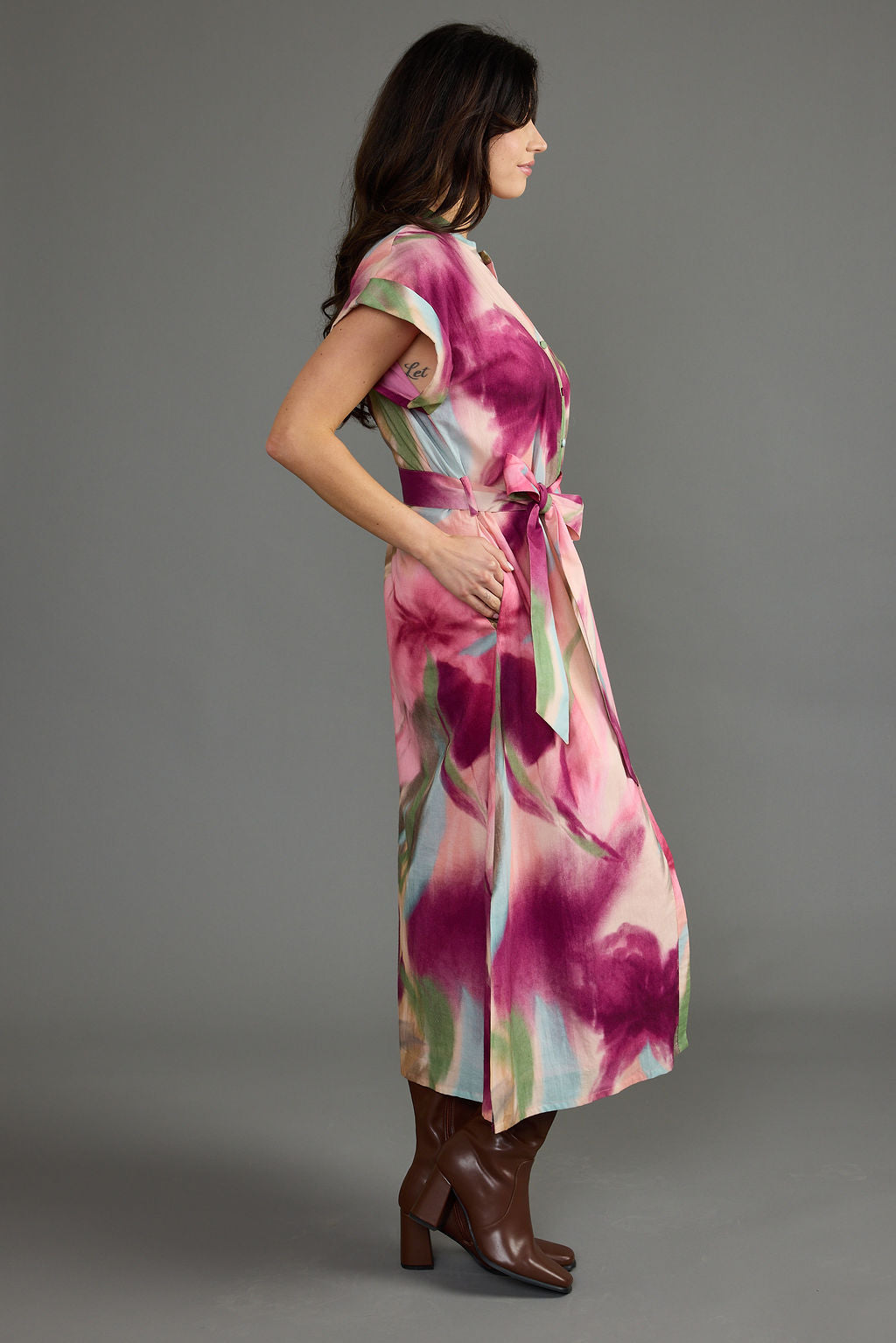 Evelyn Dress - Rosewater