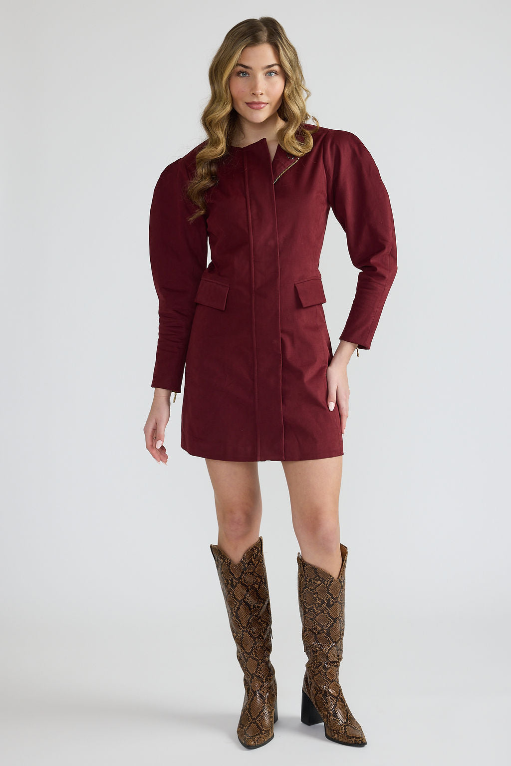 Kenton Dress - Port