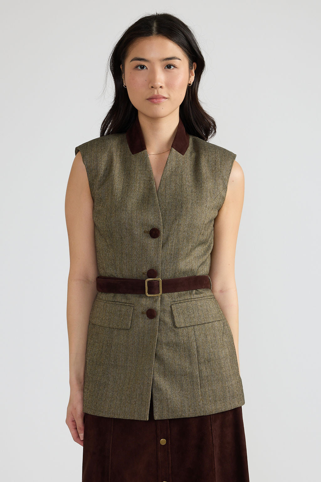 Duke Vest - Hearth Tweed