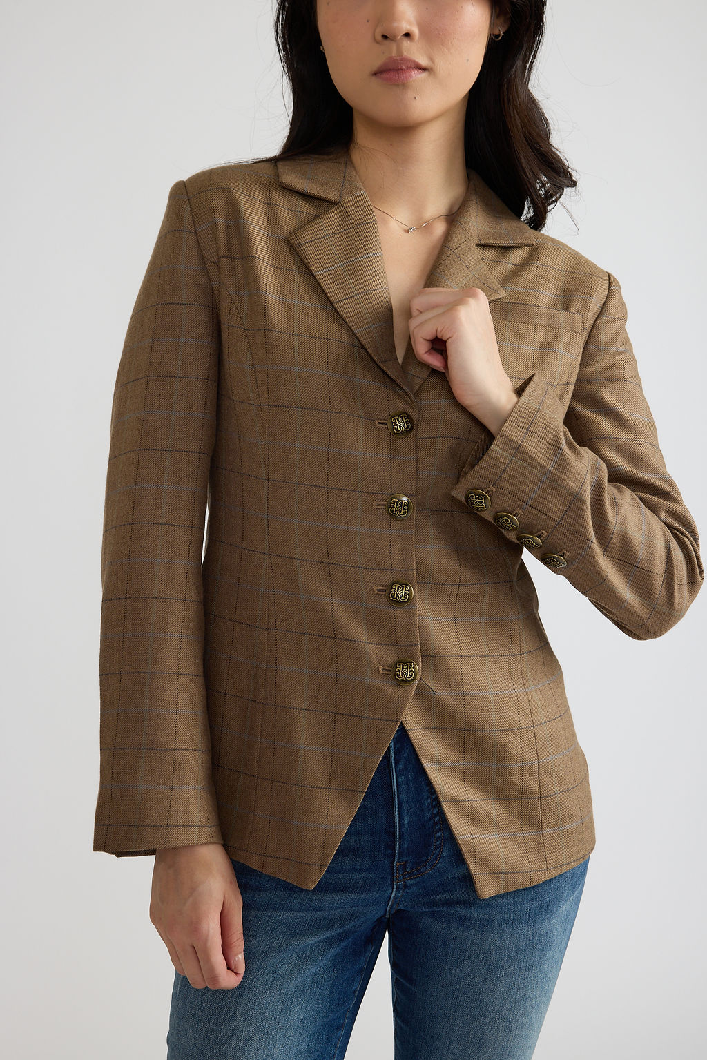 Arthur Blazer - Fawn Plaid