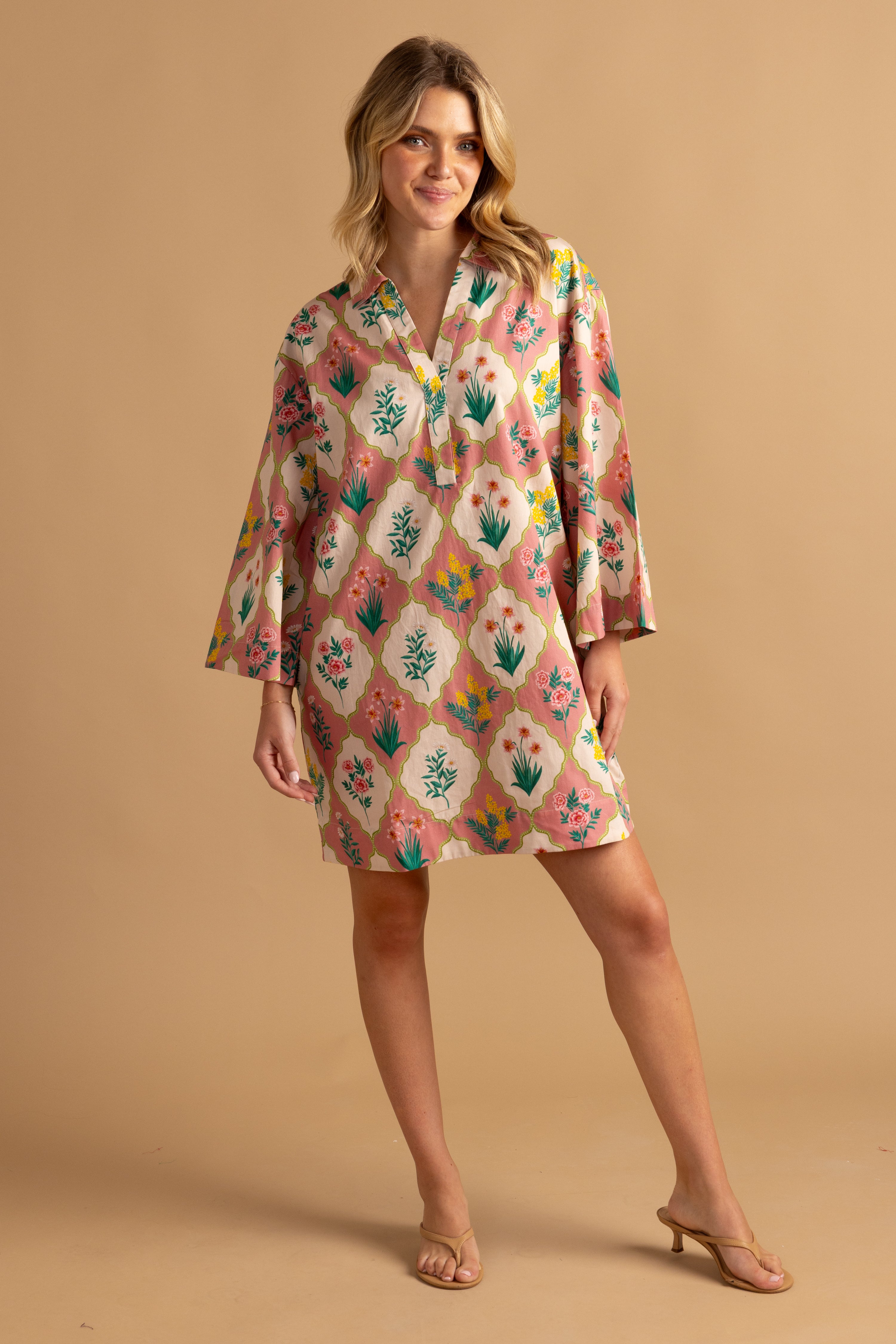 Colette Dress - Rose Blossom