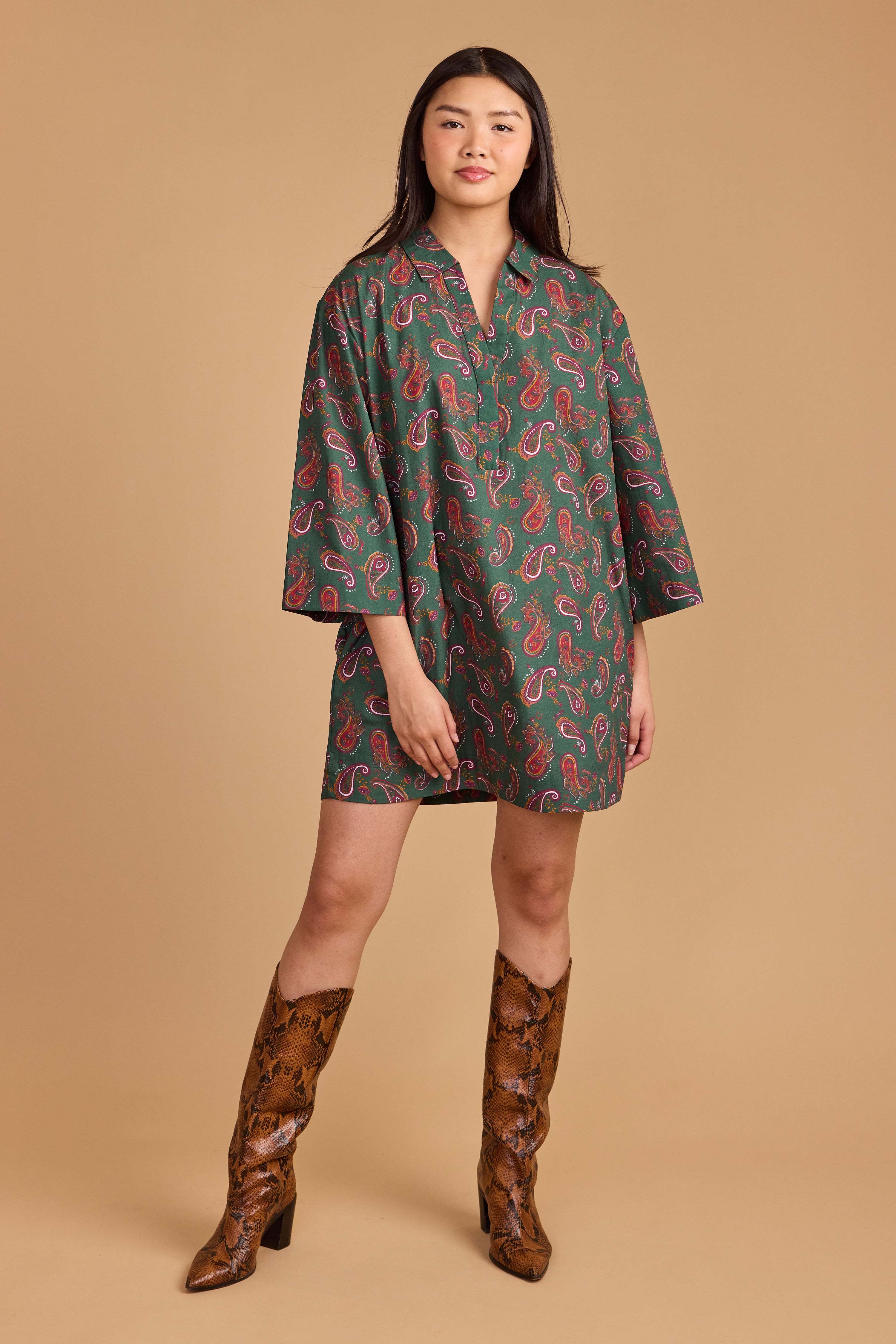 Colette Dress - Winter Paisley