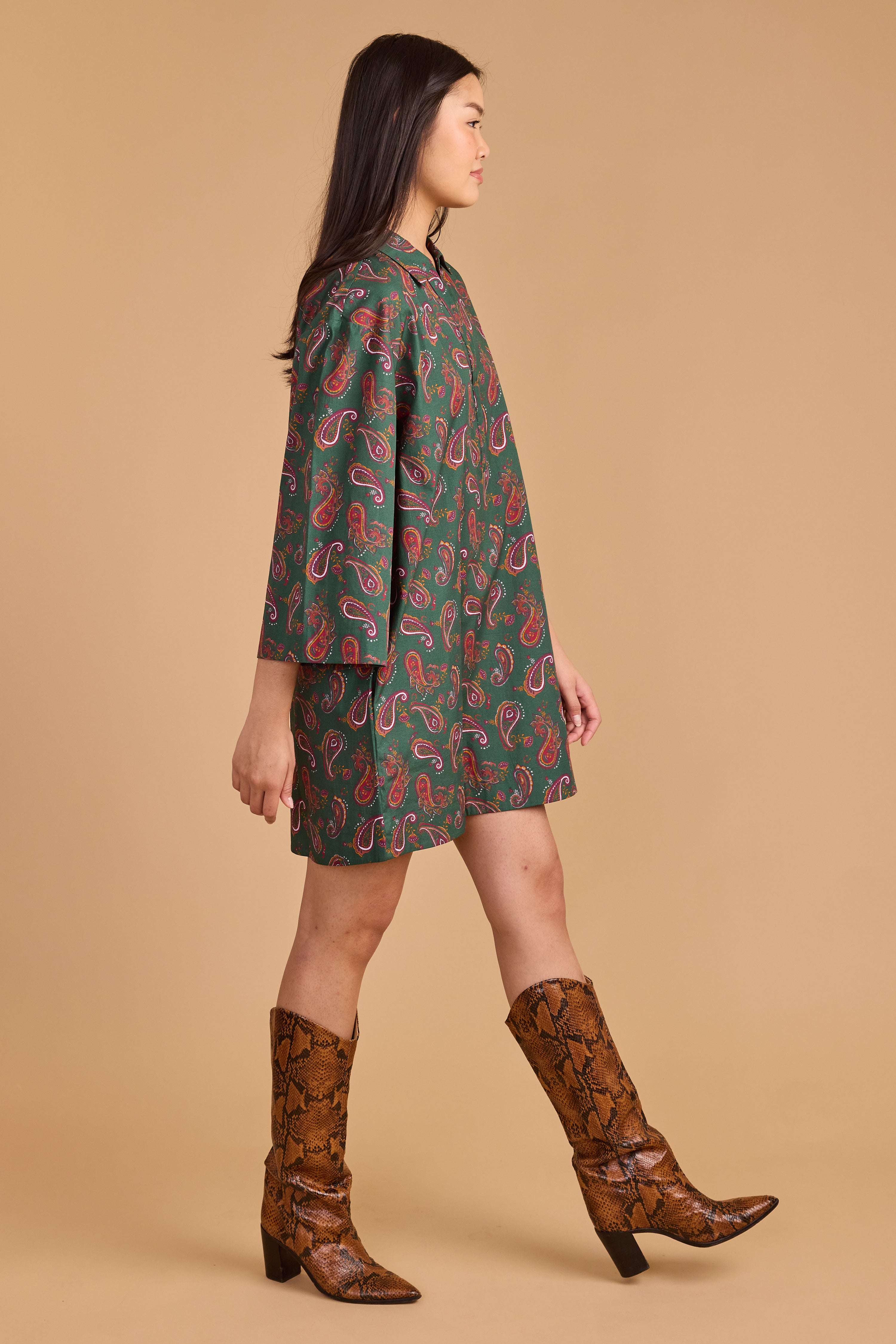 Colette Dress - Winter Paisley