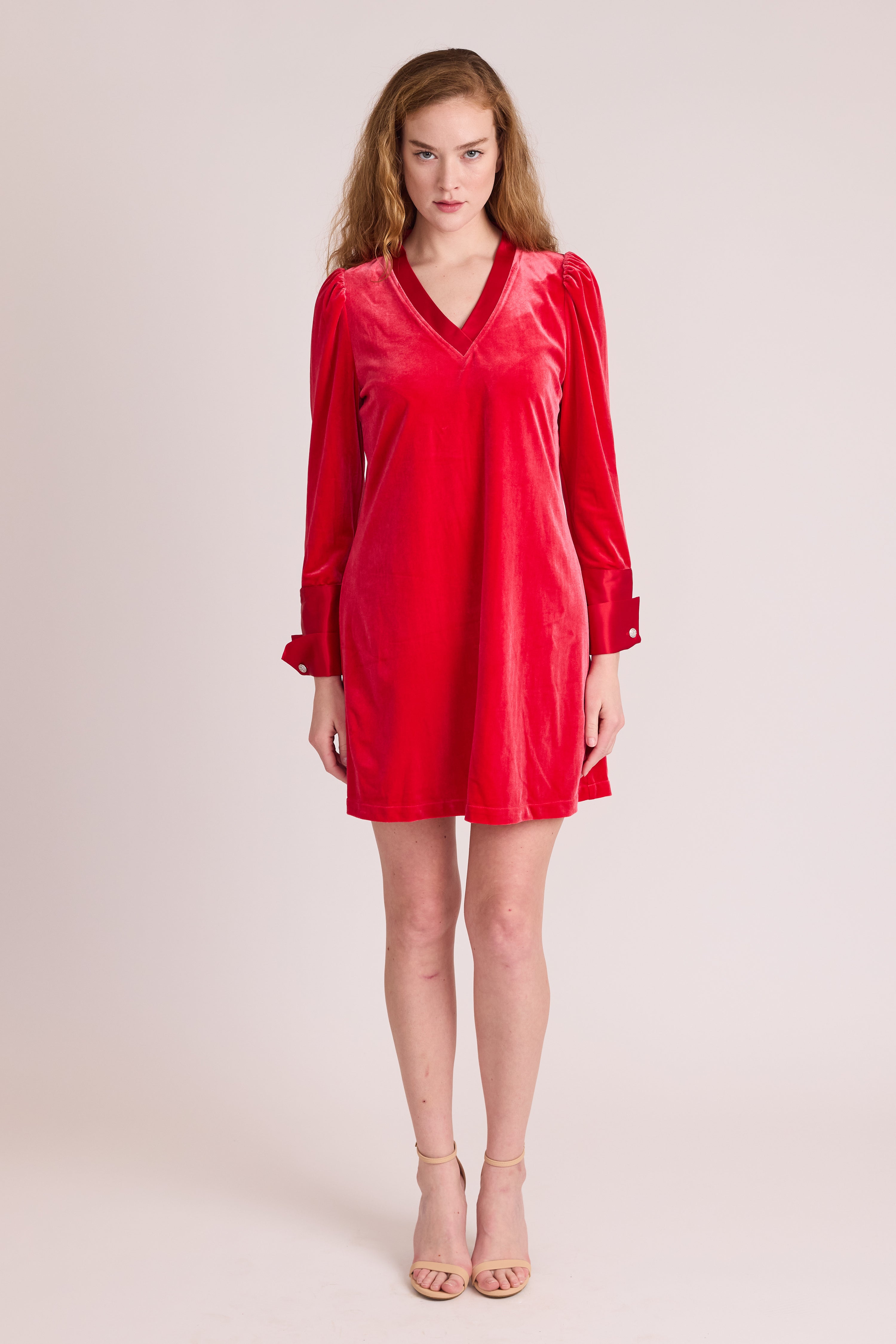 Alden Dress - Lipstick