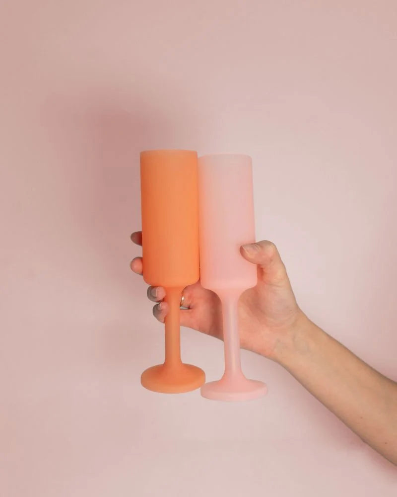 Peach + Petal | Seff | Silicone Unbreakable Champagne Flute