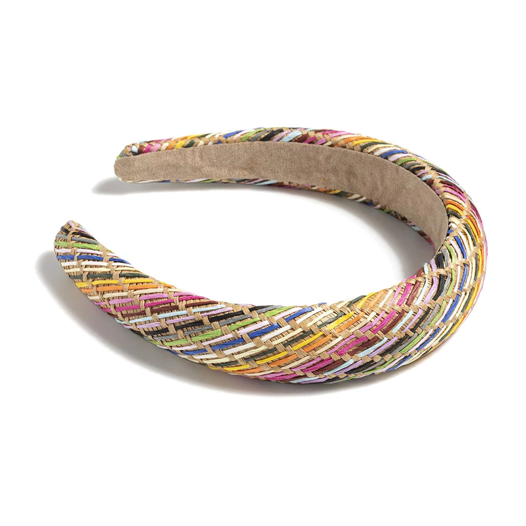Multi Color Straw Headband