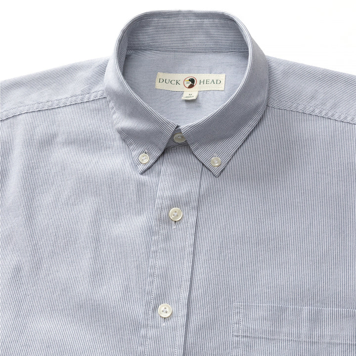 Cotton Oxford Sport Shirt- Vintage Blue