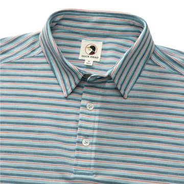 Southaven Performance Pique Polo- Sky Blue Heather