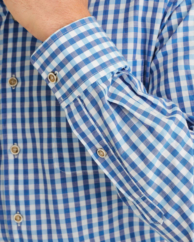 Abner Button Up Shirt- Oceanside