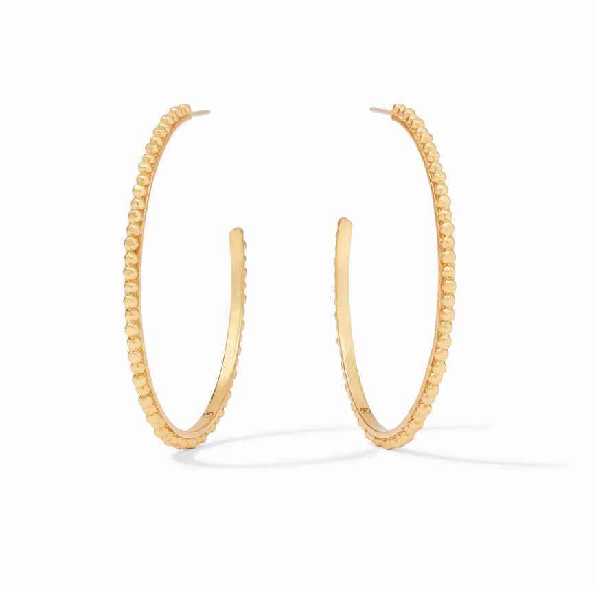Colette Beaded Hoop-Extra Large