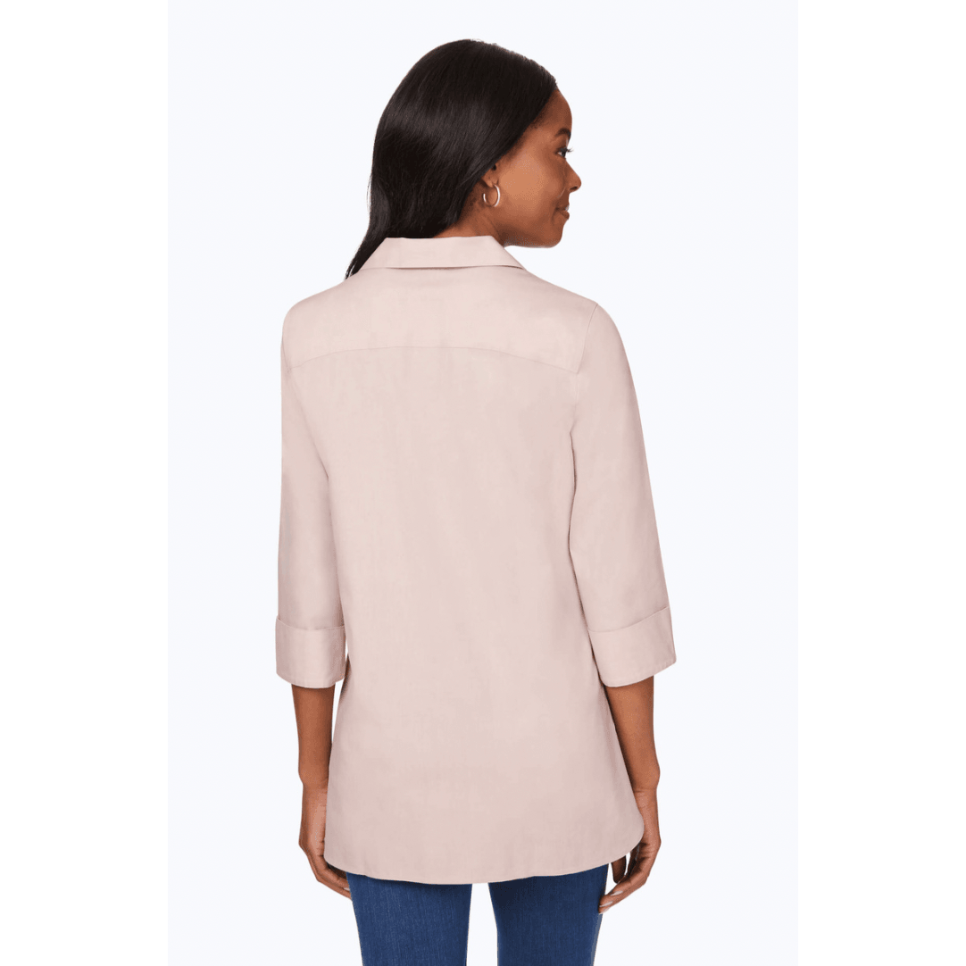 Pandora Essential Pinpoint Non-Iron Tunic-Two Colors