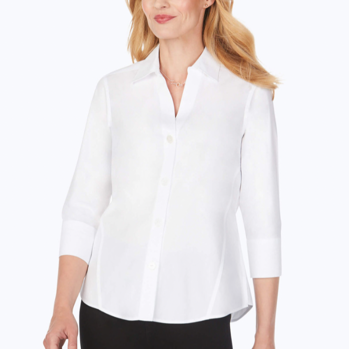 Paityn Essential Pinpoint Non-Iron Shirt-Two Colors