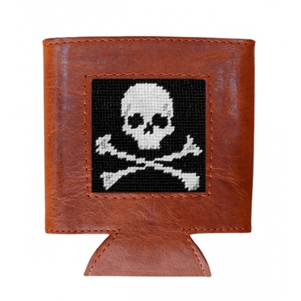 Needlepoint Can Cooler- Jolly Roger